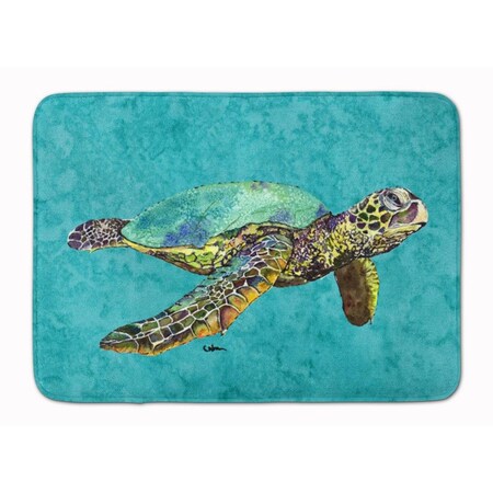 Carolines Treasures Turtle Machine Washable Memory Foam Mat 8659RUG